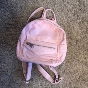 Pink mini backpack